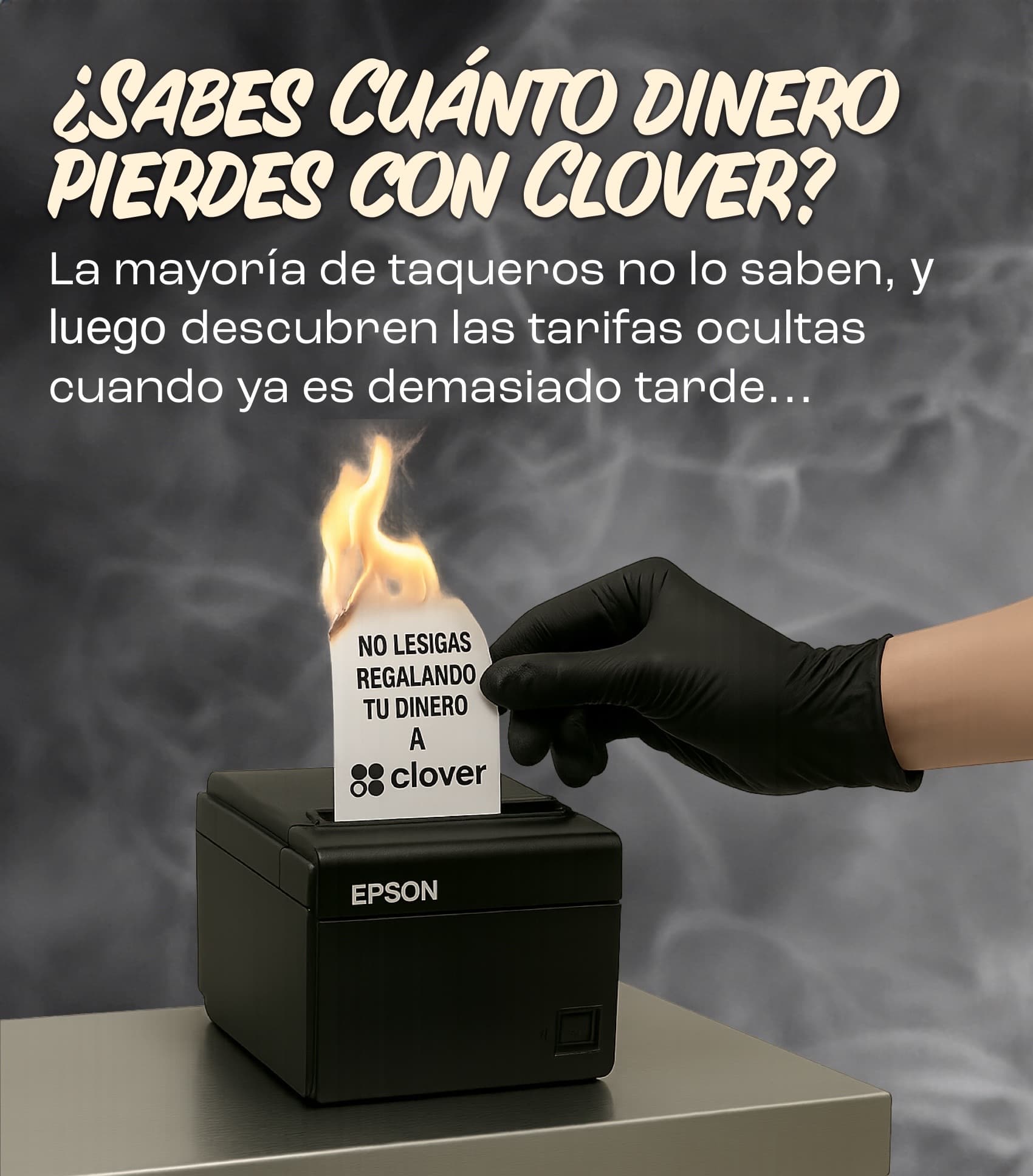 Birria.com warning about Clover hidden fees.